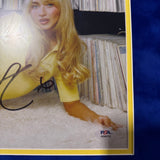 Sabrina Carpenter Signed Vinyl Insert 24x32" Custom Framed PSA Auto ShortnSweet