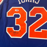 Karl-Anthony Towns Signed New York Knicks Jersey PSA