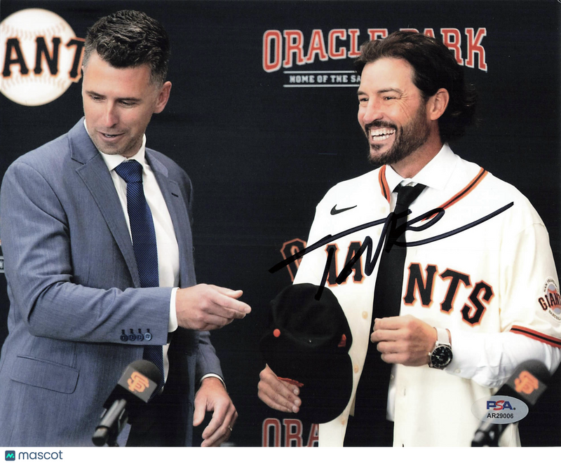 Tony Vitello San Francisco Giants Signed 8x10 Photo PSA Autographed