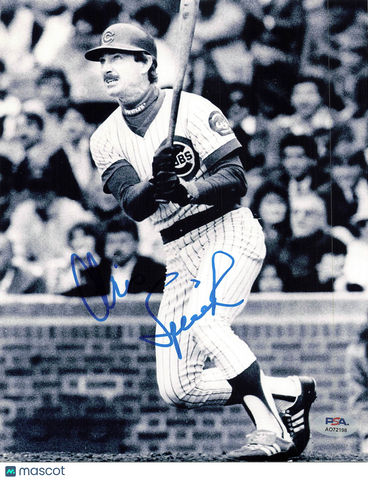 Chris Speier Chicago Cubs Signed 8x10 Photo PSA
