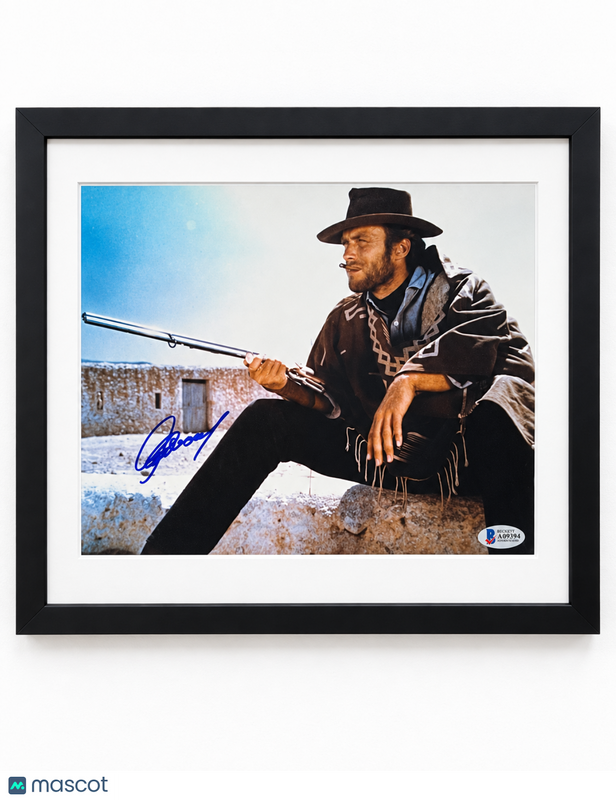 Clint Eastwood Signed For a Few Dollars More Framed Photo BAS 20x24"