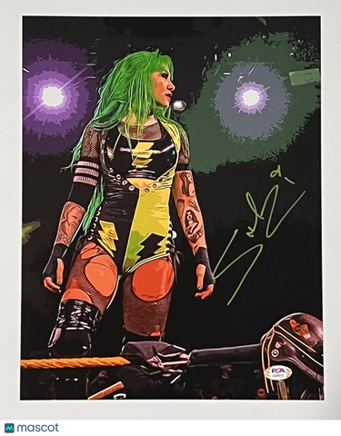 Shotzi Blackheart Signed Wrestling 11x14 Photo PSA Autographed