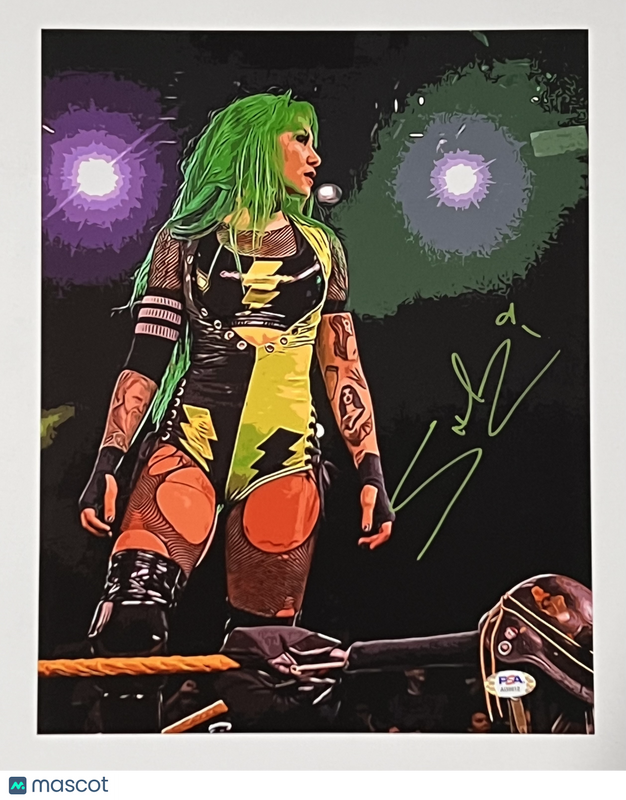 Shotzi Blackheart Signed Wrestling 11x14 Photo PSA Autographed
