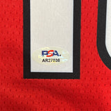 Yang Hansen Signed Jersey PSA Portland Trail Blazers Autographed