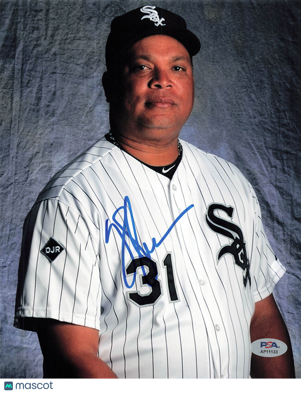 Todd Steverson Chicago White Sox Signed 8x10 Photo PSA