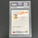 2005 Topps #83 Luke Ridnour Signed Card AUTO PSA Slabbed