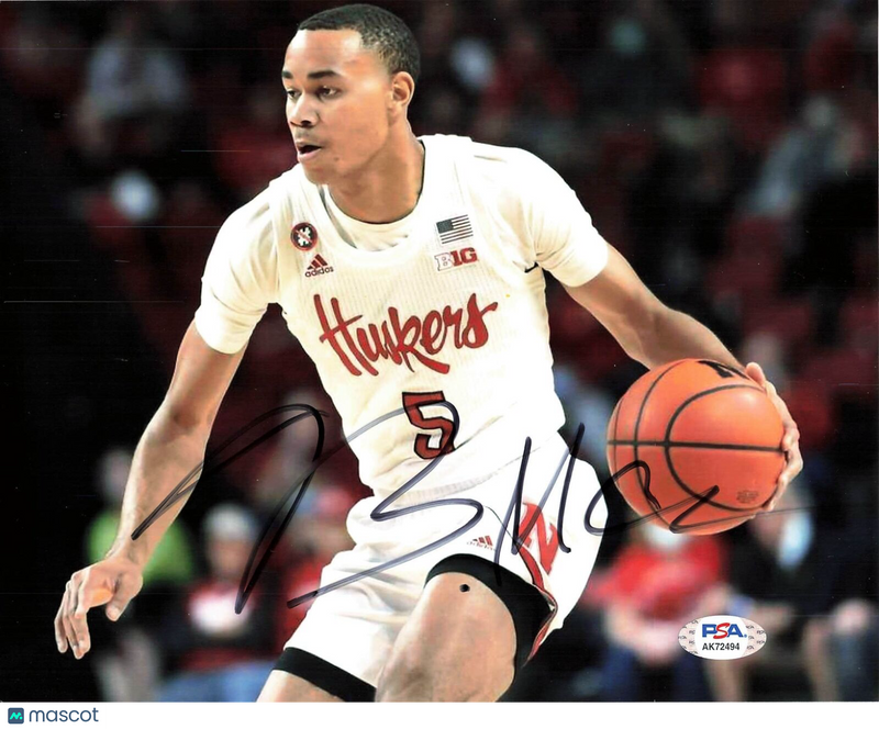 Bryce McGowens signed 8x10 photo PSA/DNA Nebraska Cornhuskers Autographed