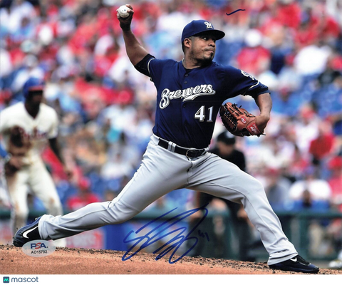 JUNIOR GUERRA signed 8x10 photo PSA/DNA Milwaukee Brewers Autographed