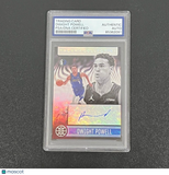 2020-21 Panini #TC-DPW Dwight Powell Card AUTO PSA Slabbed Mavericks