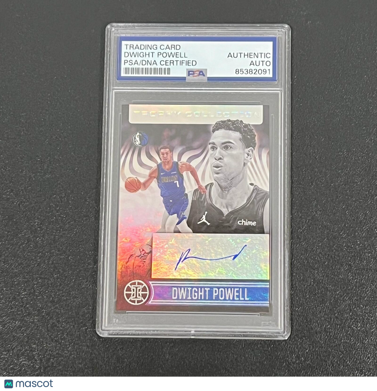 2020-21 Panini #TC-DPW Dwight Powell Card AUTO PSA Slabbed Mavericks