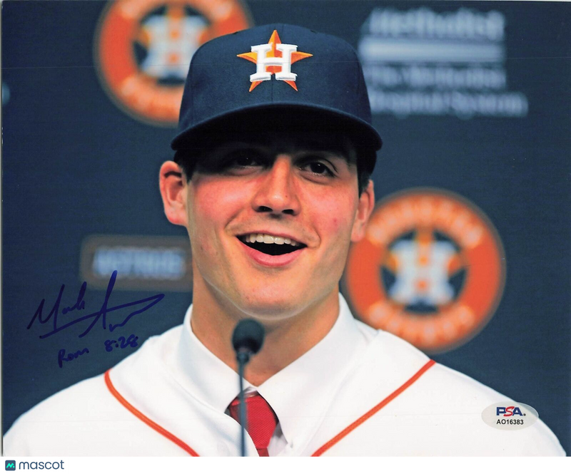 Mark Appel signed 8x10 photo PSA/DNA Autographed Houston Astros
