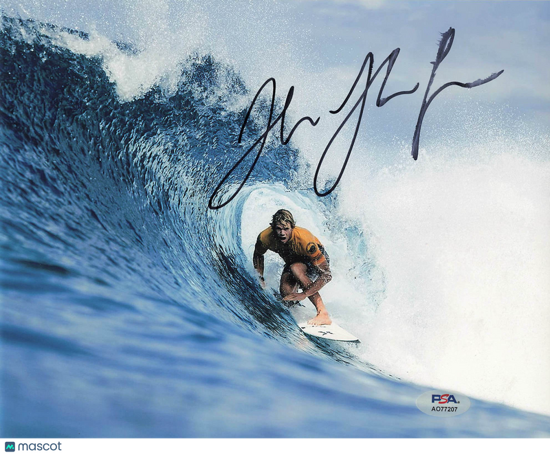 John John Florence Signed WSL Surfing 8x10 Photo