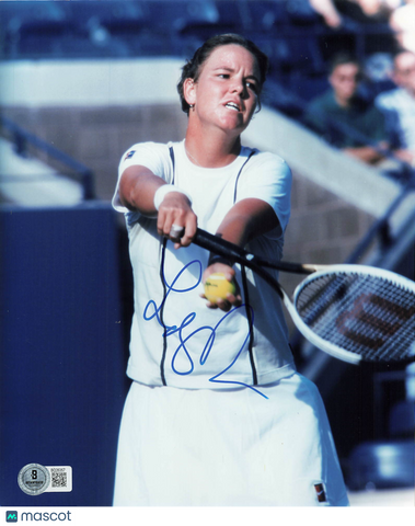Lindsay Davenport Signed WTA Tour Tennis 8x10 Photo BAS Autographed
