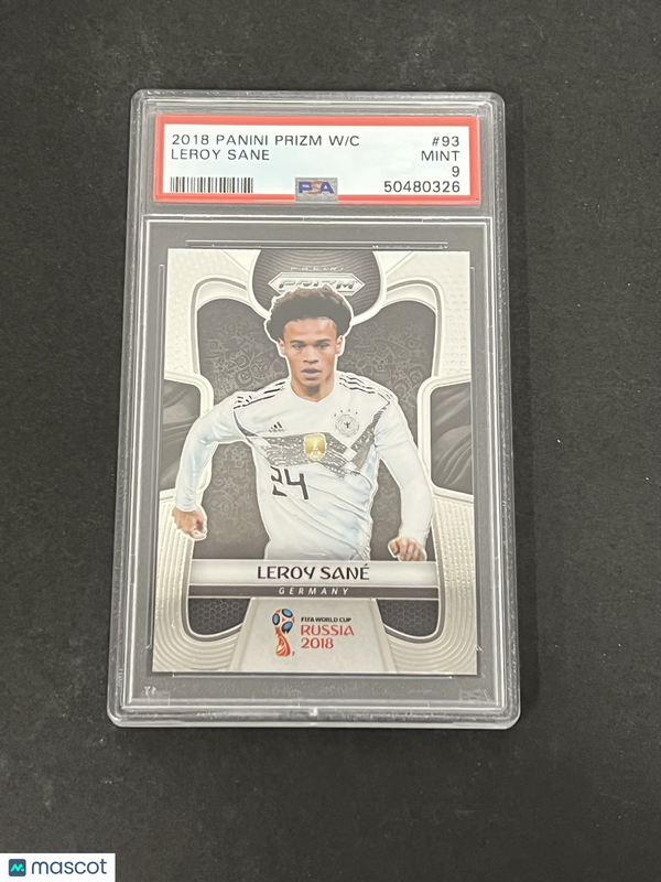 2018 Panini Prizm World Cup #93 Leroy Sane PSA 9