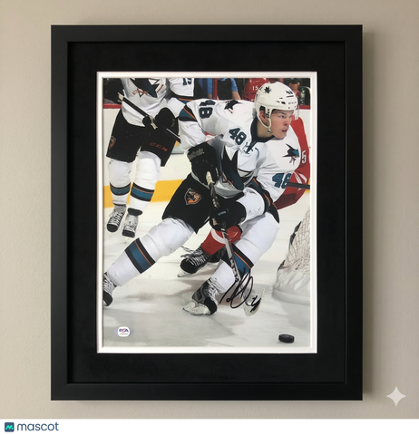 Tomas Hertl Signed Hockey 11x14 Custom Framed Photo PSA Autographed