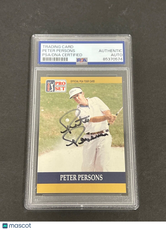 1991 Pro Set #18 Peter Persons Signed Card PSA/DNA Slabbed AUTO