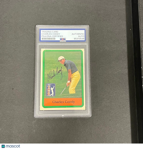 PGA Tour #56 Charles Coody Signed Card PSA/DNA Autographed Slabbed