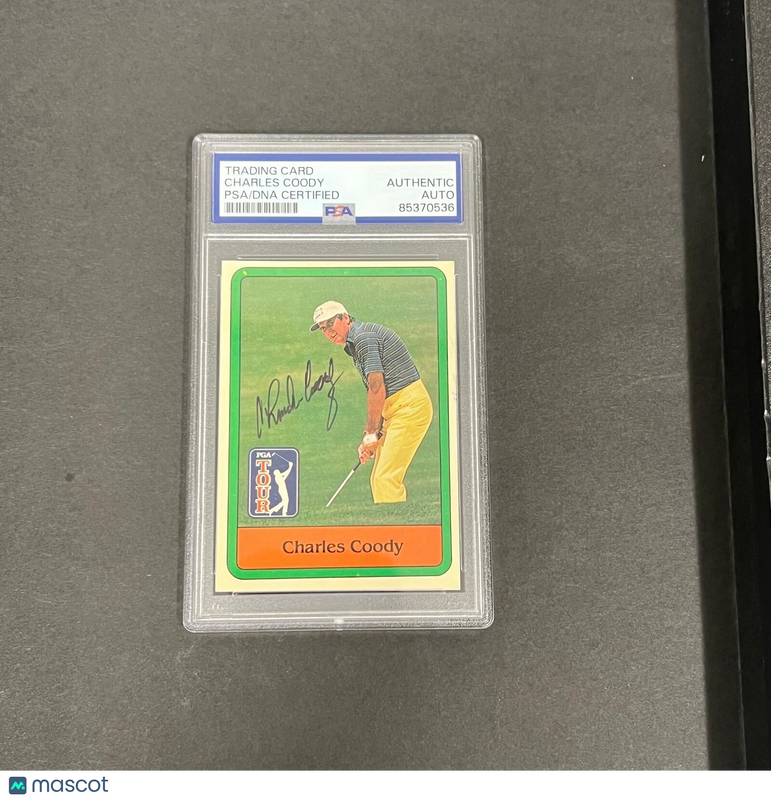 PGA Tour #56 Charles Coody Signed Card PSA/DNA Autographed Slabbed