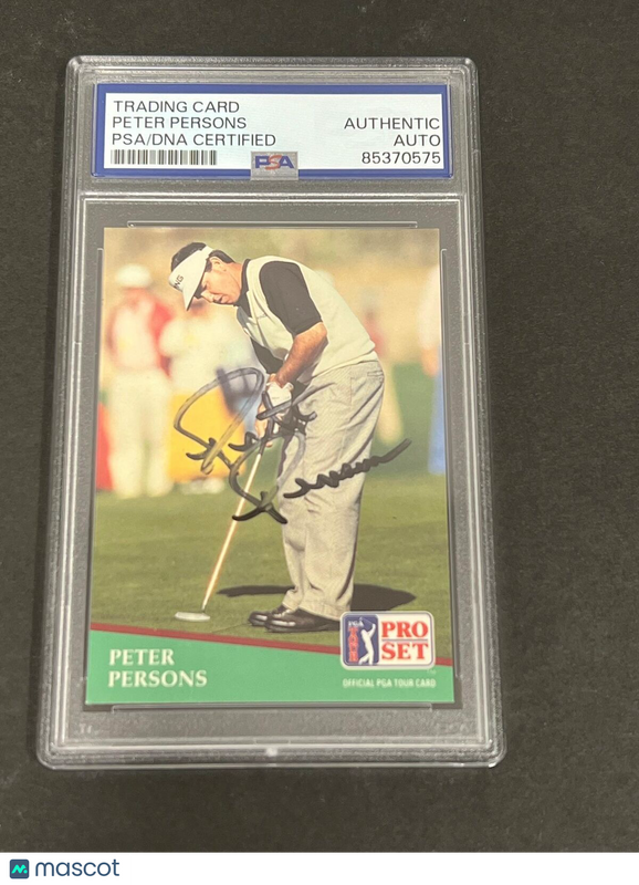 1991 Pro Set #22 Peter Persons Signed Card PSA/DNA Slabbed AUTO