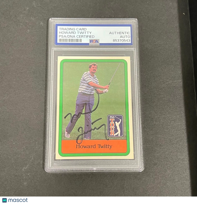1980 PGA Tour #14 Howard Twitty Signed Card PSA/DNA Slabbed Auto