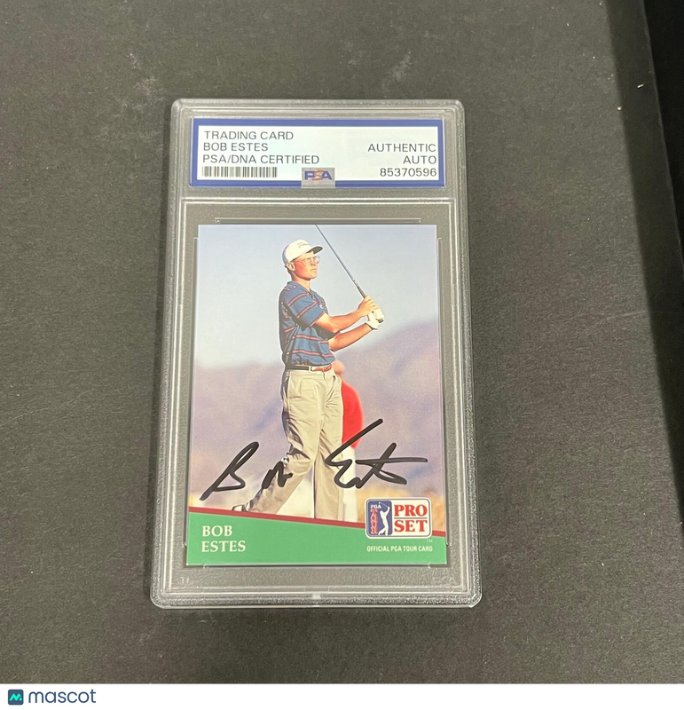 1991 Pro Set #102 Bob Estes Signed Card PSA/DNA Slabbed AUTO