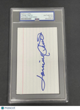 Lonnie Smith signed index card PSA/DNA Autographed Phillies