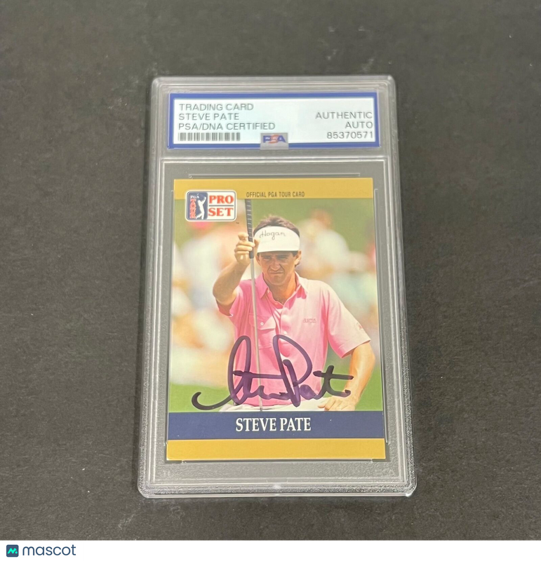 1990 Pro Set #8 Steve Pate Signed Card PSA/DNA Slabbed AUTO Golf