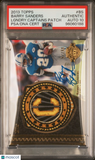 2013 Topps Legendary Captains Patch #BS Barry Sanders Signed Card PSA Authentic