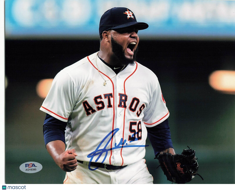 Francis Martes signed 8x10 photo PSA/DNA Houston Astros Autographed