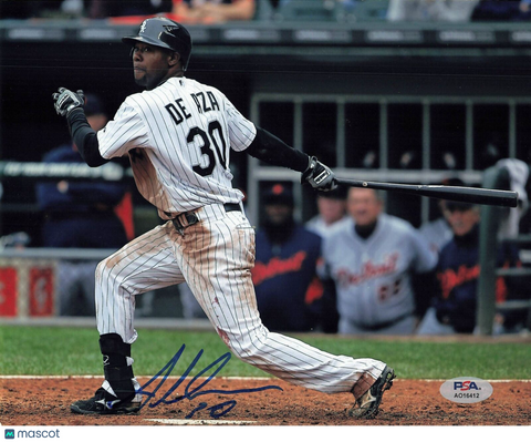 Alejandro De Aza signed 8x10 photo PSA/DNA Autographed Chicago White Sox