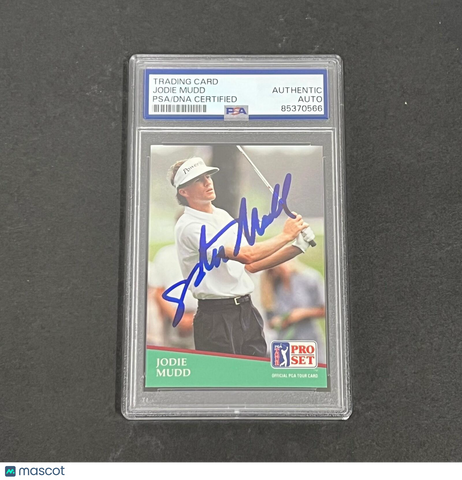 1991 PGA Tour Pro Set #8 Jodie Mudd Signed Card PSA/DNA Autographed Slabbed Golf