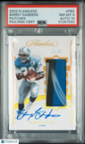 2022 Flawless Patches #PBS 23/25 Barry Sanders Signed Card AUTO 10 NM-MT 8 Slabb