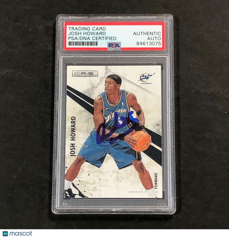 2010-11 Panini Rookies & Stars #46 Josh Howard Signed Card AUTO PSA/DNA Slabbed