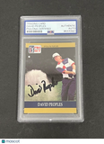 1990 PGA Tour Pro Set #57 David Peoples Signed Card PSA/DNA Autographed Slabbed