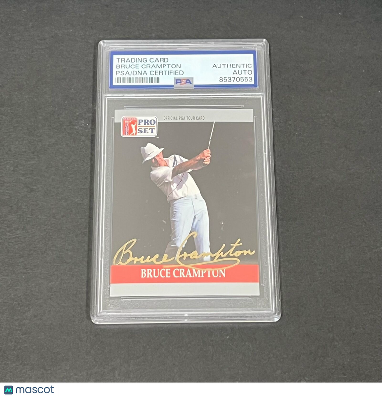 1990 Pro Set #92 Bruce Crampton Signed Card PSA/DNA Slabbed AUTO