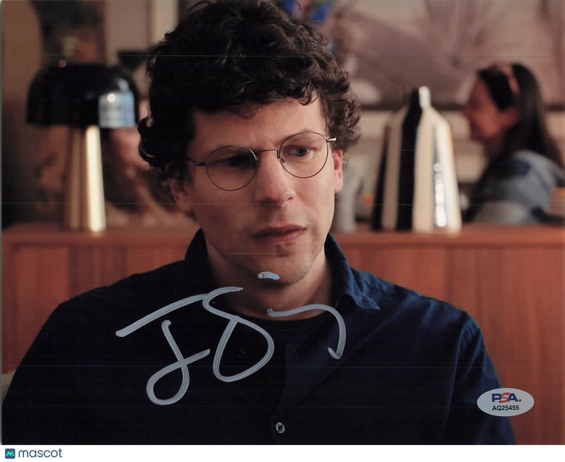 Jesse Eisenberg Signed 8x10 Photo PSA Autographed