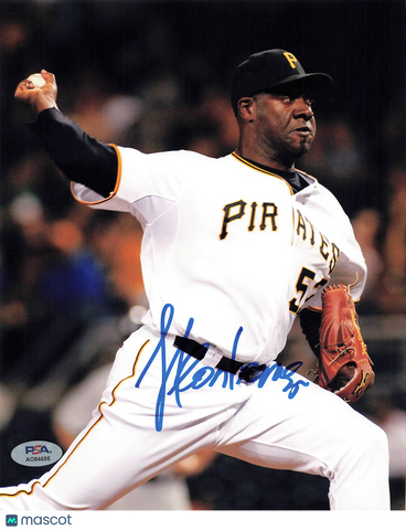 Jose Contreras Pittsburgh Pirates Signed 8x10 Photo PSA