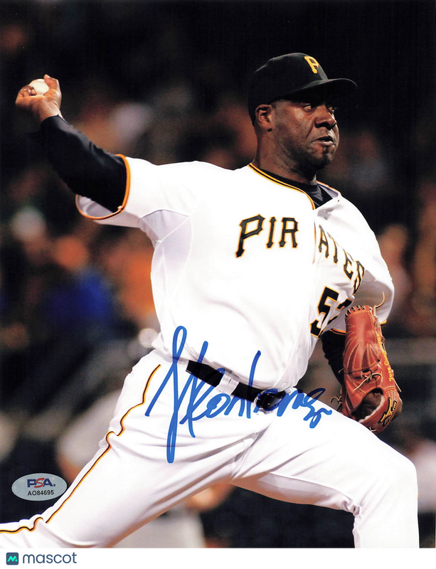 Jose Contreras Pittsburgh Pirates Signed 8x10 Photo PSA