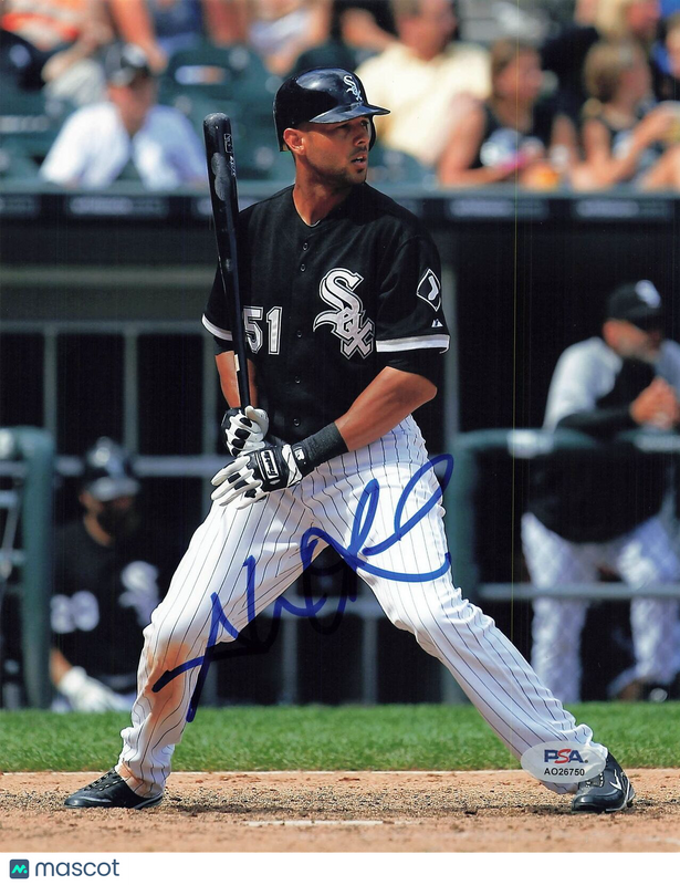 Alex Rios signed 8x10 photo Chicago White Sox PSA/DNA Autographed