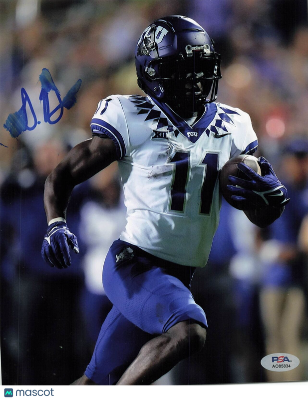 Derius Davis signed 8x10 photo PSA/DNA Autographed TCU