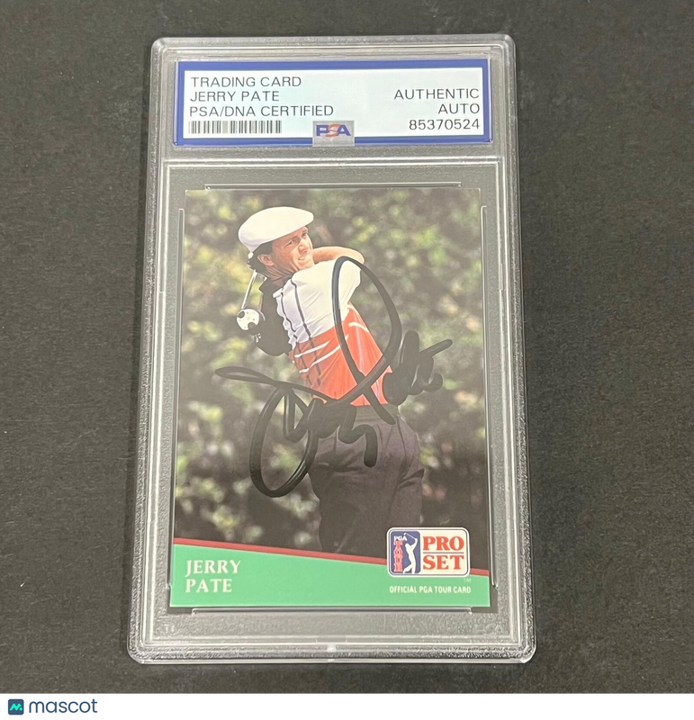 1991 Pro Set PGA Tour #100 Jerry Pate Signed Card AUTO PSA Slabbed Golf