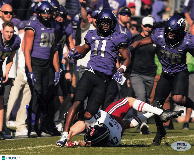 Derius Davis signed 8x10 photo PSA/DNA Autographed TCU