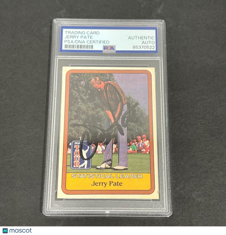 1981 Donruss Golf Statistical Leader Jerry Pate Signed Card PSA/DNA Slabbed AUTO