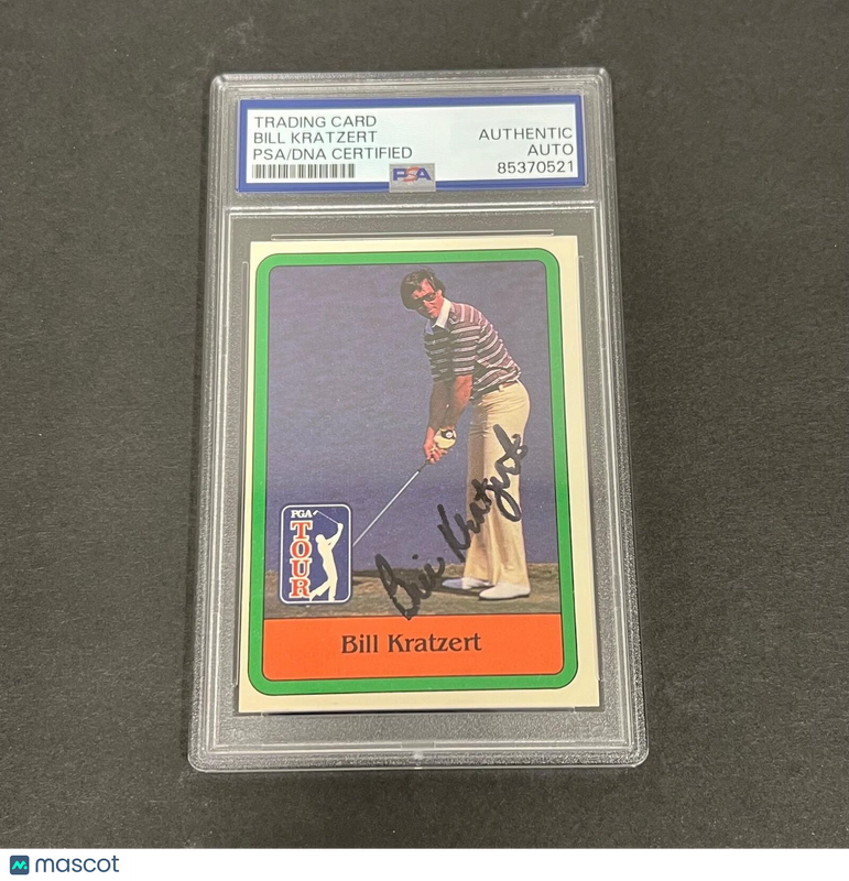 1981 Donruss PGA Tour #12 Bill Kratzert Signed Card PSA/DNA Slabbed AUTO Golf