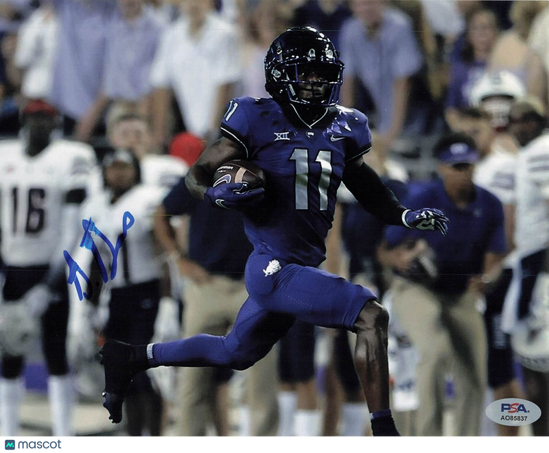 Derius Davis signed 8x10 photo PSA/DNA Autographed TCU