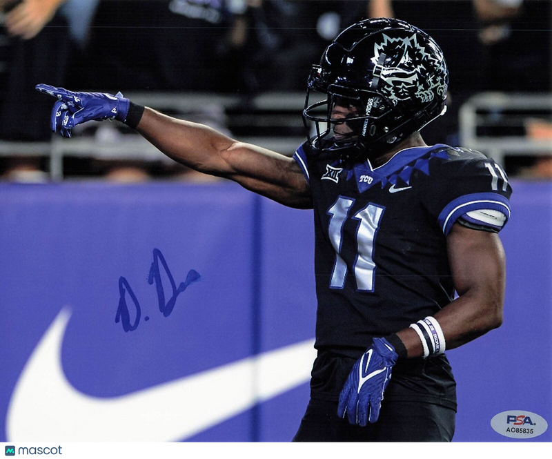 Derius Davis signed 8x10 photo PSA/DNA Autographed TCU