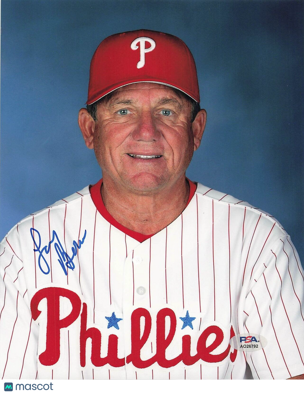 Larry Bowa signed 8x10 photo PSA/DNA Philadelphia Phillies Autographed