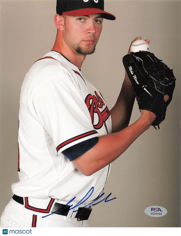 MIKE MINOR signed 8x10 photo PSA/DNA Atlanta Braves Autographed
