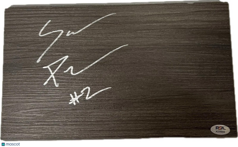 Scotty Pippen Jr. Signed Floorboard PSA/DNA Grizzlies