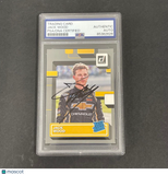 2023 Panini Donruss Racing #31 Jack Wood Signed Card PSA Slabbed Nascar